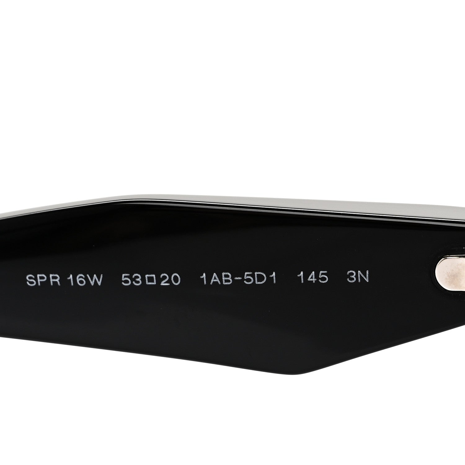 Prada Acetate Sunglasses SPR 16W Black 6 of 7