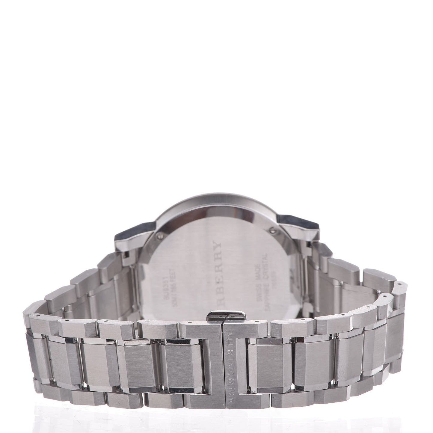 Stainless Steel 42mm Chronograph Quartz Watch Black BU9351