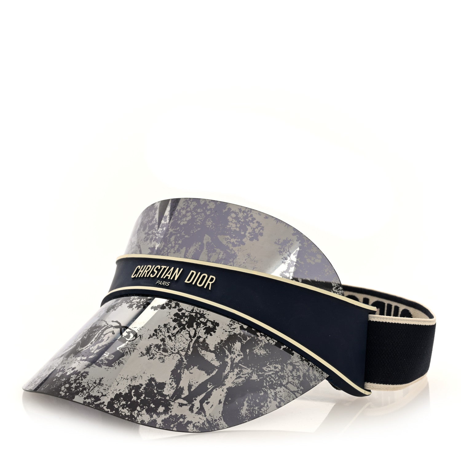 Christian Dior Toile de Jouy DiorClub V1U Sun Visor Blue 1 of 7