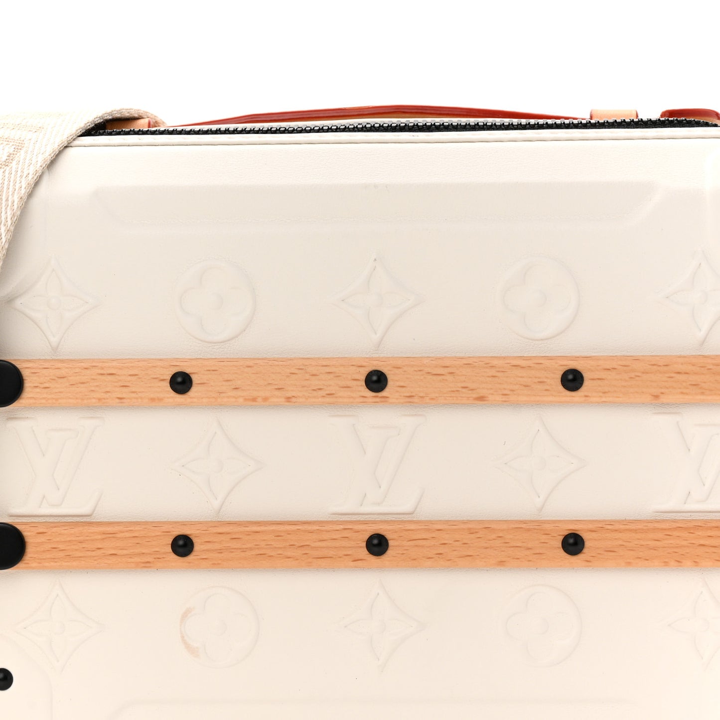 Debossed Monogram Future Trunk White