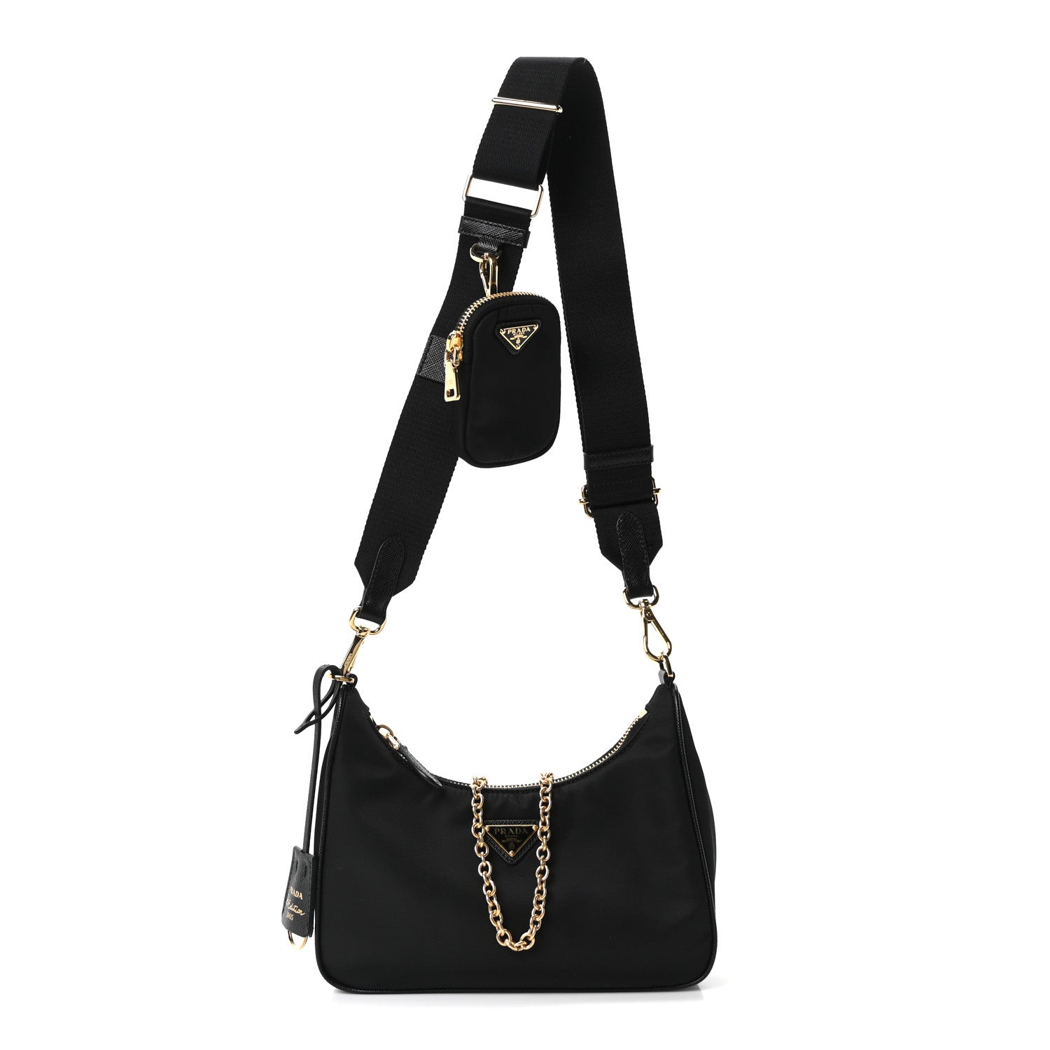 Prada Nylon Re-Edition 2005 Shoulder Bag Black 1 of 10