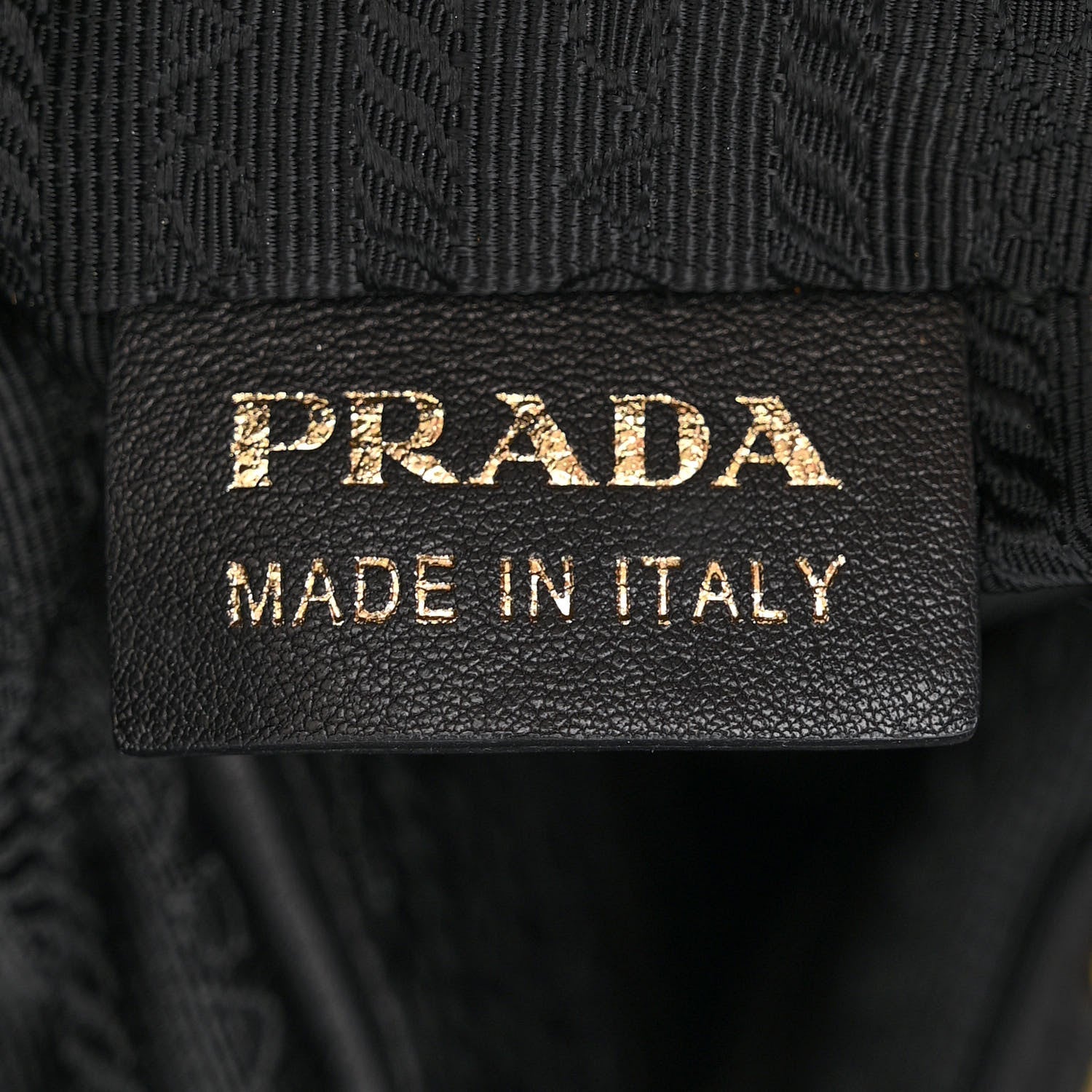 Prada Tessuto Nylon Chevron Quilted Chain Tote Black 7 of 13