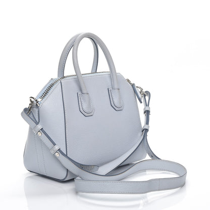 Givenchy Sugar Goatskin Mini Antigona Baby Blue 3 of 11