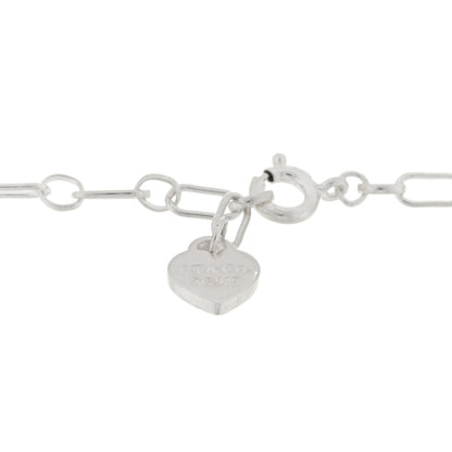 Tiffany Sterling Silver Enamel Love Notes Logo Charm Bracelet Blue 3 of 3