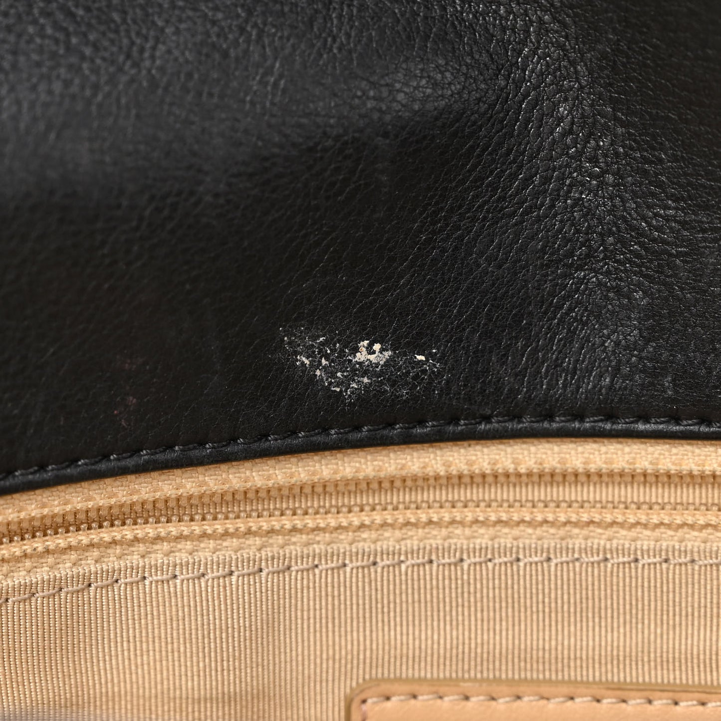 Calfskin Quilted Medium CC Crown Flap Black