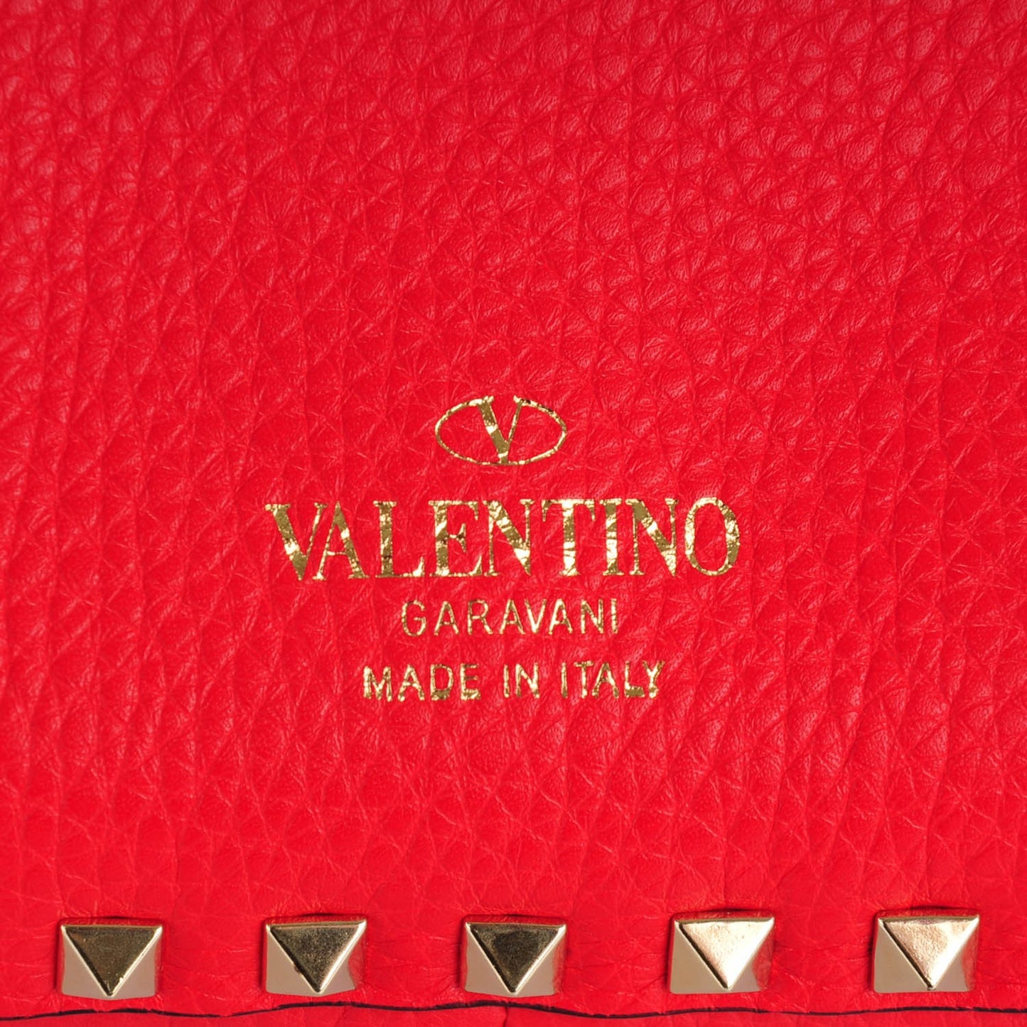 Pebbled Calfskin Small Rockstud Reversible Tote Light Cuir Rosso Valentino