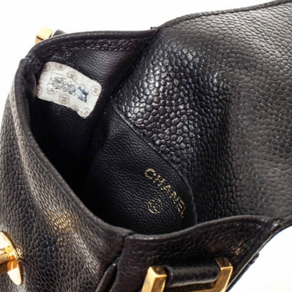 Chanel Caviar Cell Phone Case Messenger Black 7 of 8