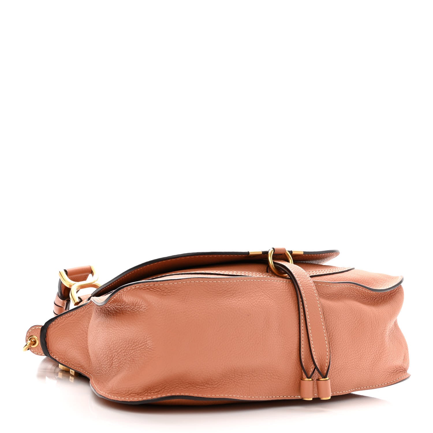 Chloe Calfskin Medium Marcie Satchel Muted Brown 4 of 10
