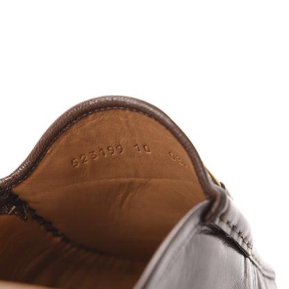 Gucci Goatskin Mens Horsebit Slippers 10 Light Brown 8 of 10