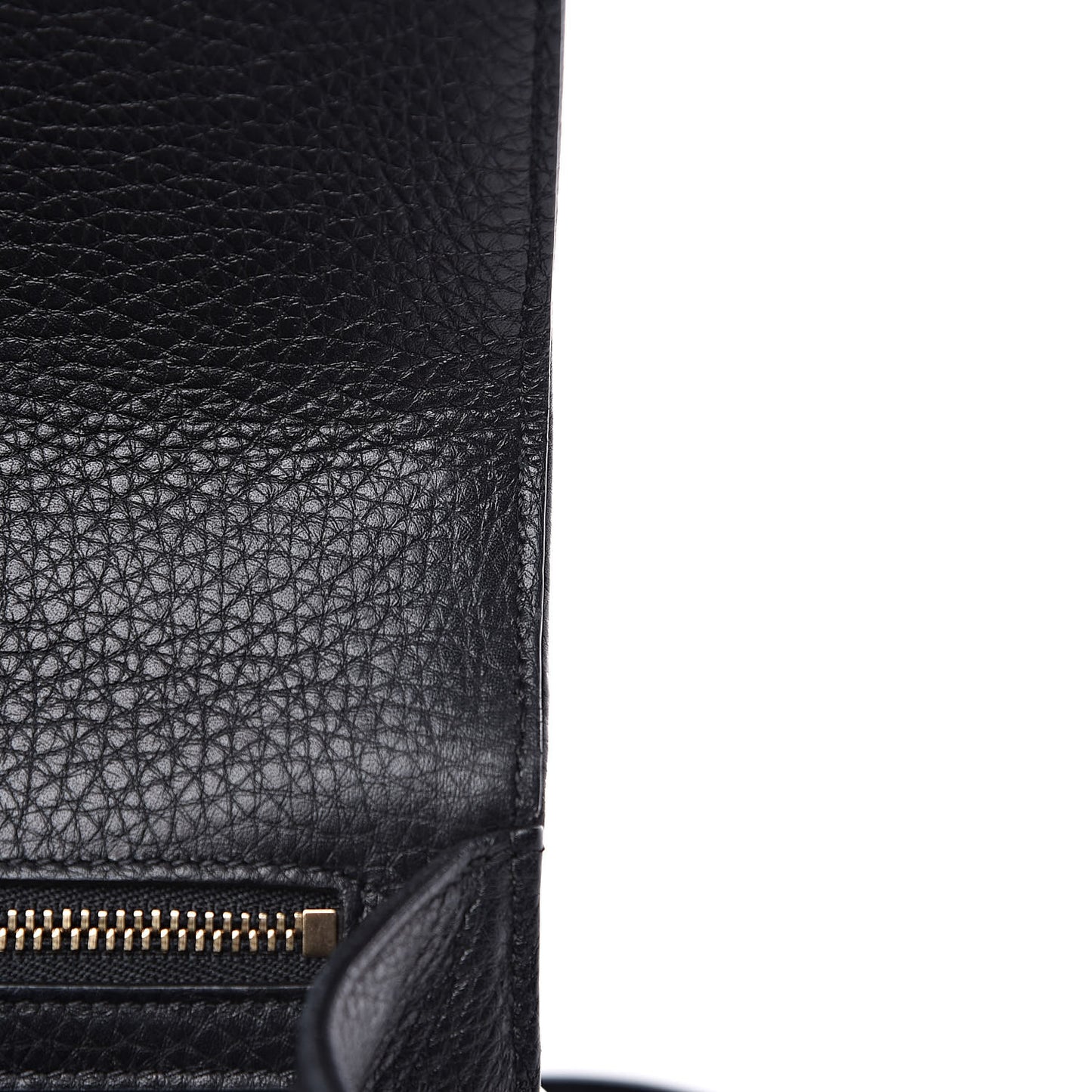 Grained Calfskin Small Diorama Flap Bag Black
