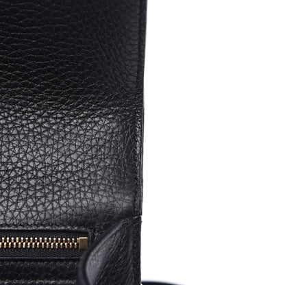 Christian Dior Grained Calfskin Small Diorama Flap Bag Black 10 of 11