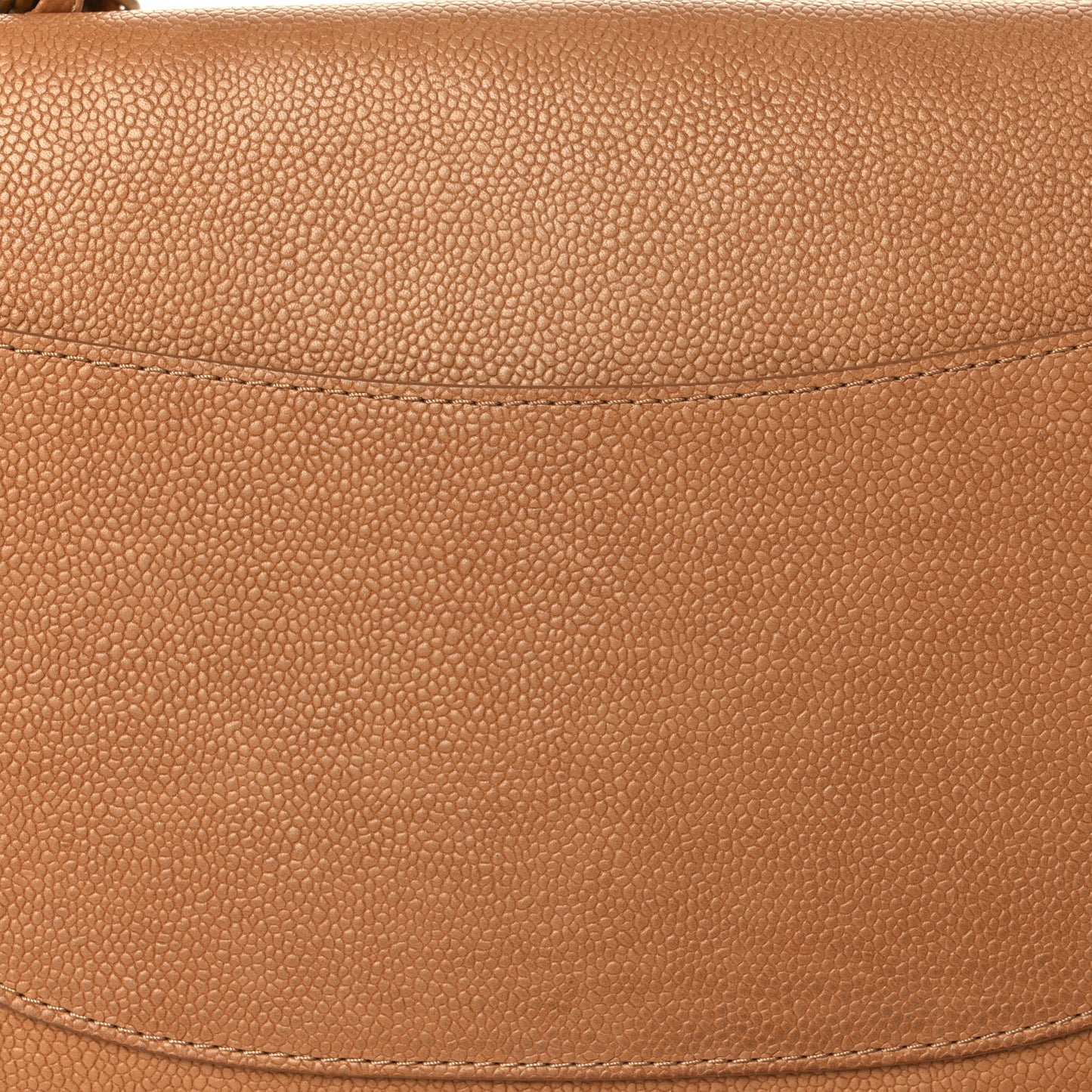 Grained Calfskin Jumbo Classic Pure Double Flap Beige