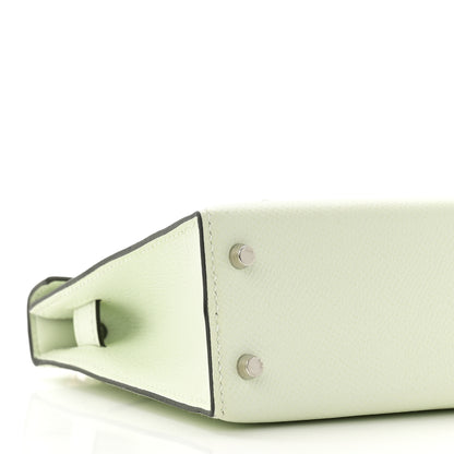 Hermes Epsom Mini Kelly Sellier 20 Vert Fizz 9 of 10