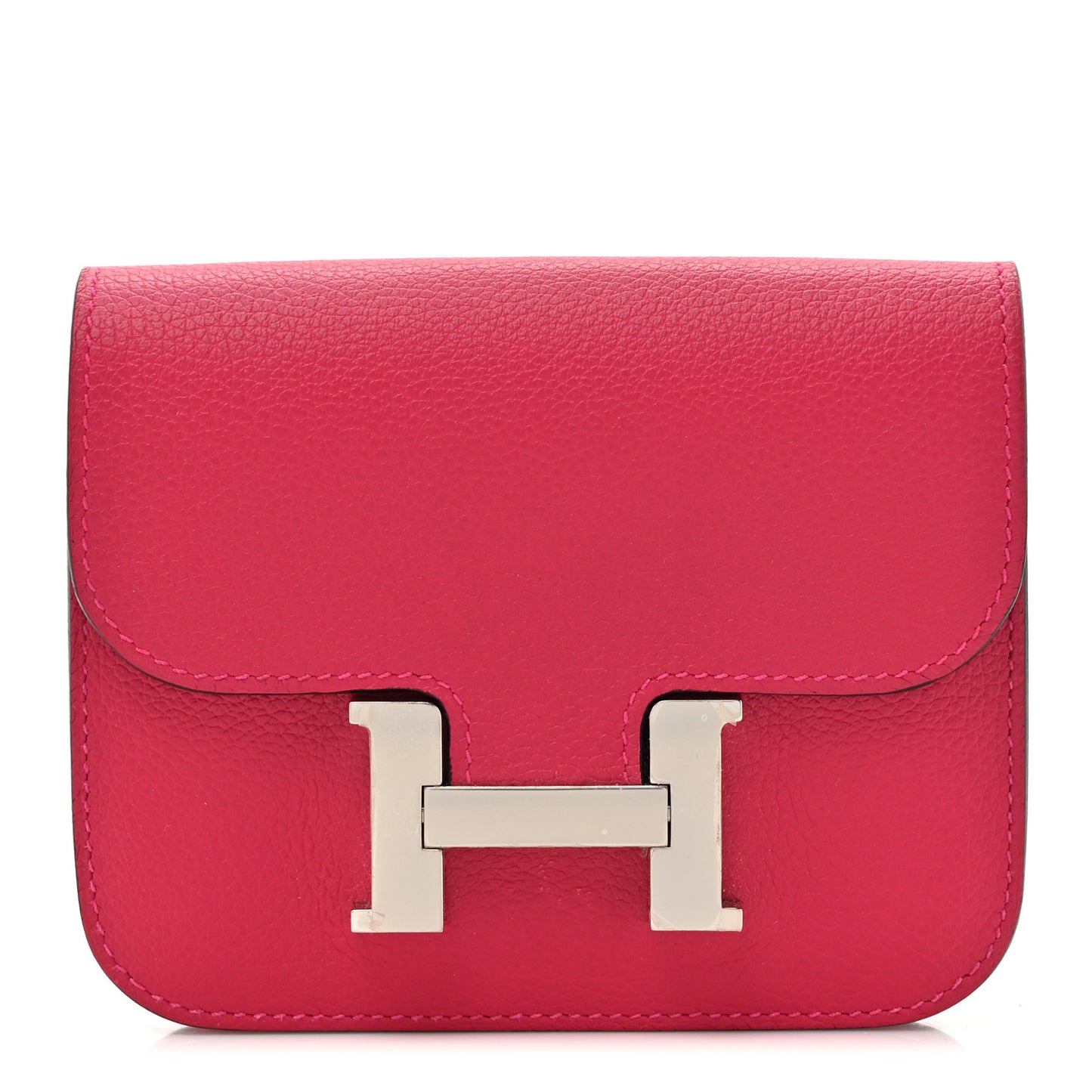 Evercolor Verso Constance Slim Wallet Framboise Rouge Sellier