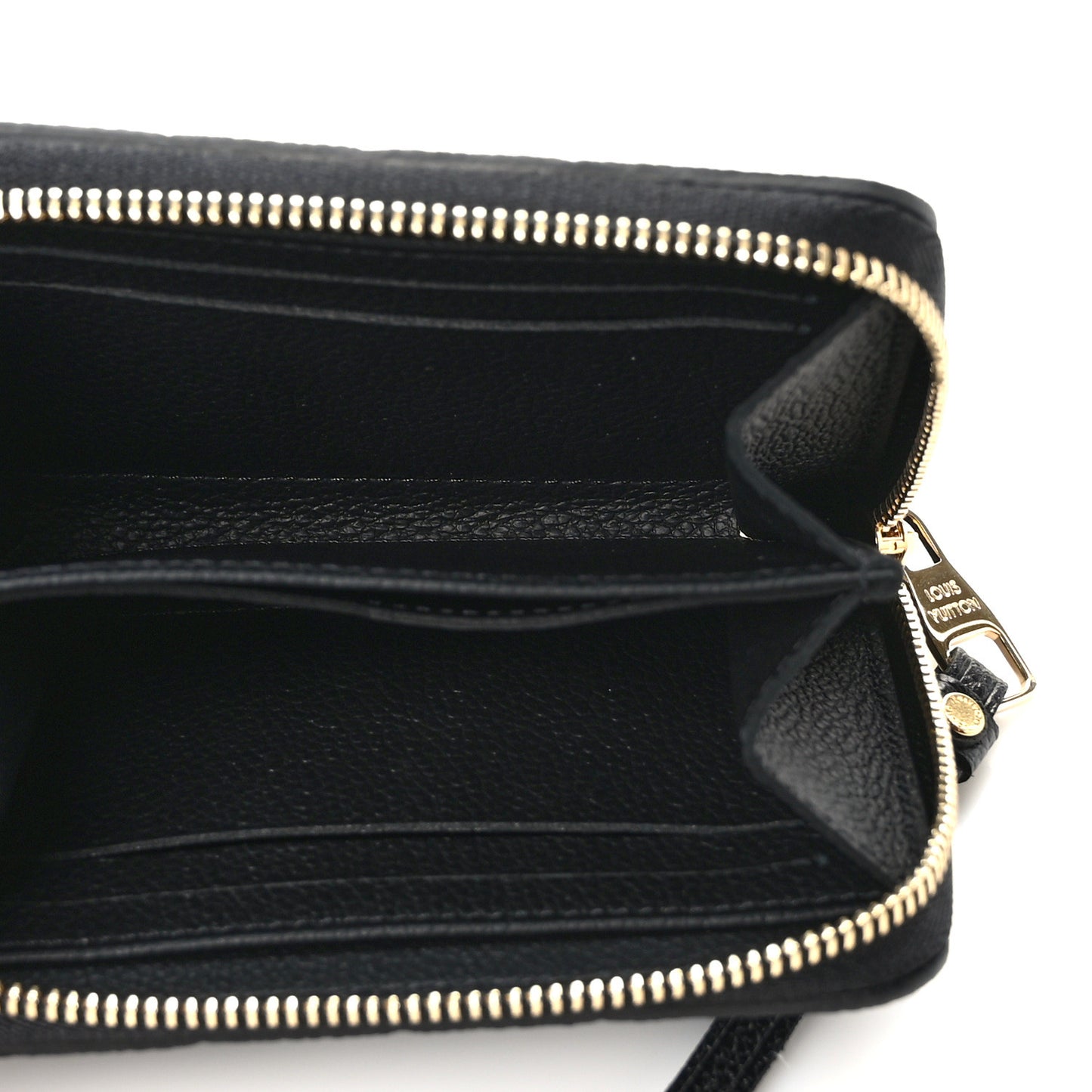 LOUIS VUITTON Empreinte Zippy Coin Purse Black