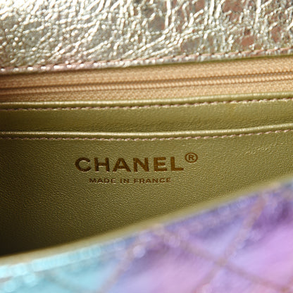 Chanel Metallic Goatskin Quilted Mini 2.55 Reissue Flap Multicolor 5 of 10