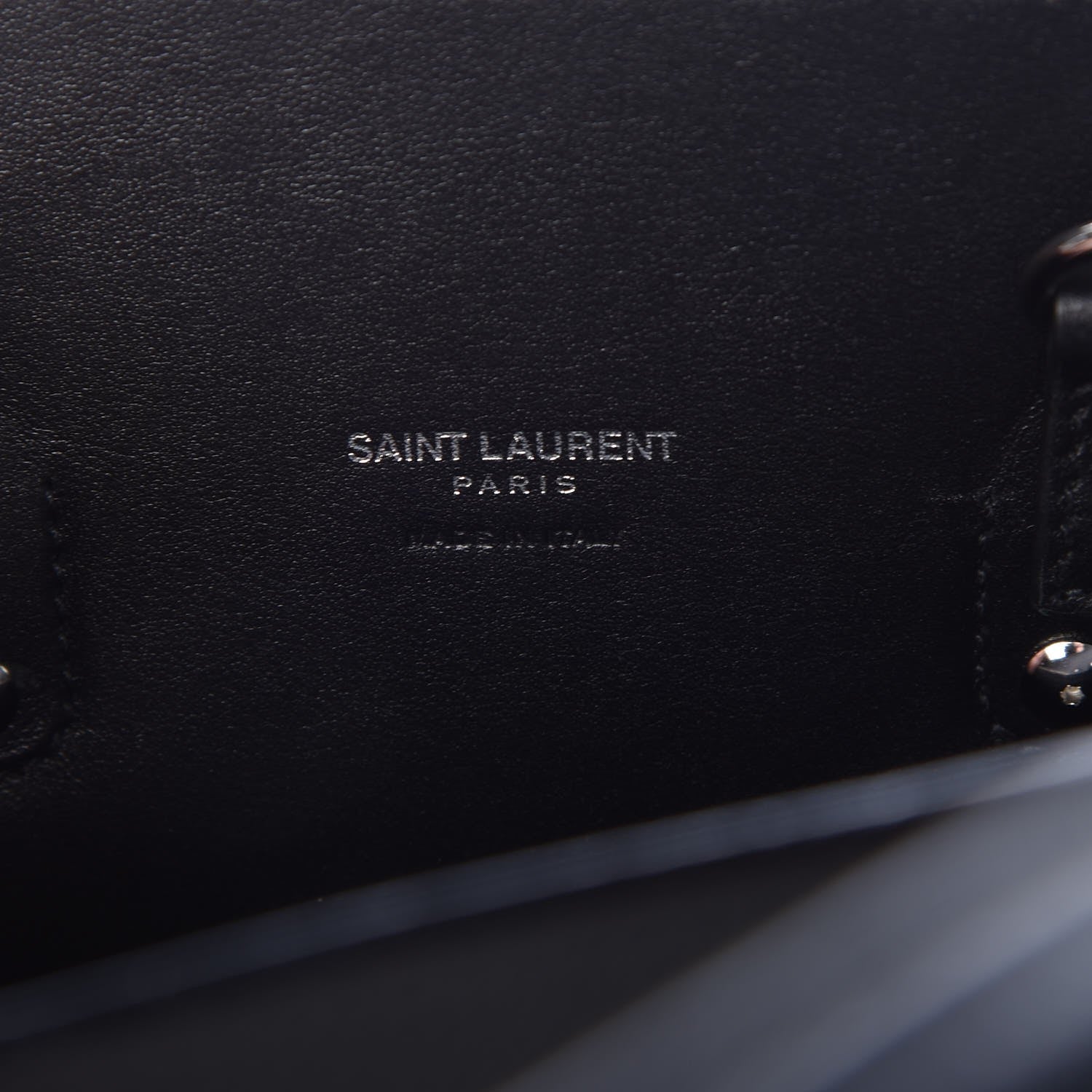 Saint Laurent Grained Calfskin Baby Sac De Jour Black 7 of 8