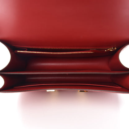 Hermes Ostrich Constance 24 Rouge Vif 8 of 10