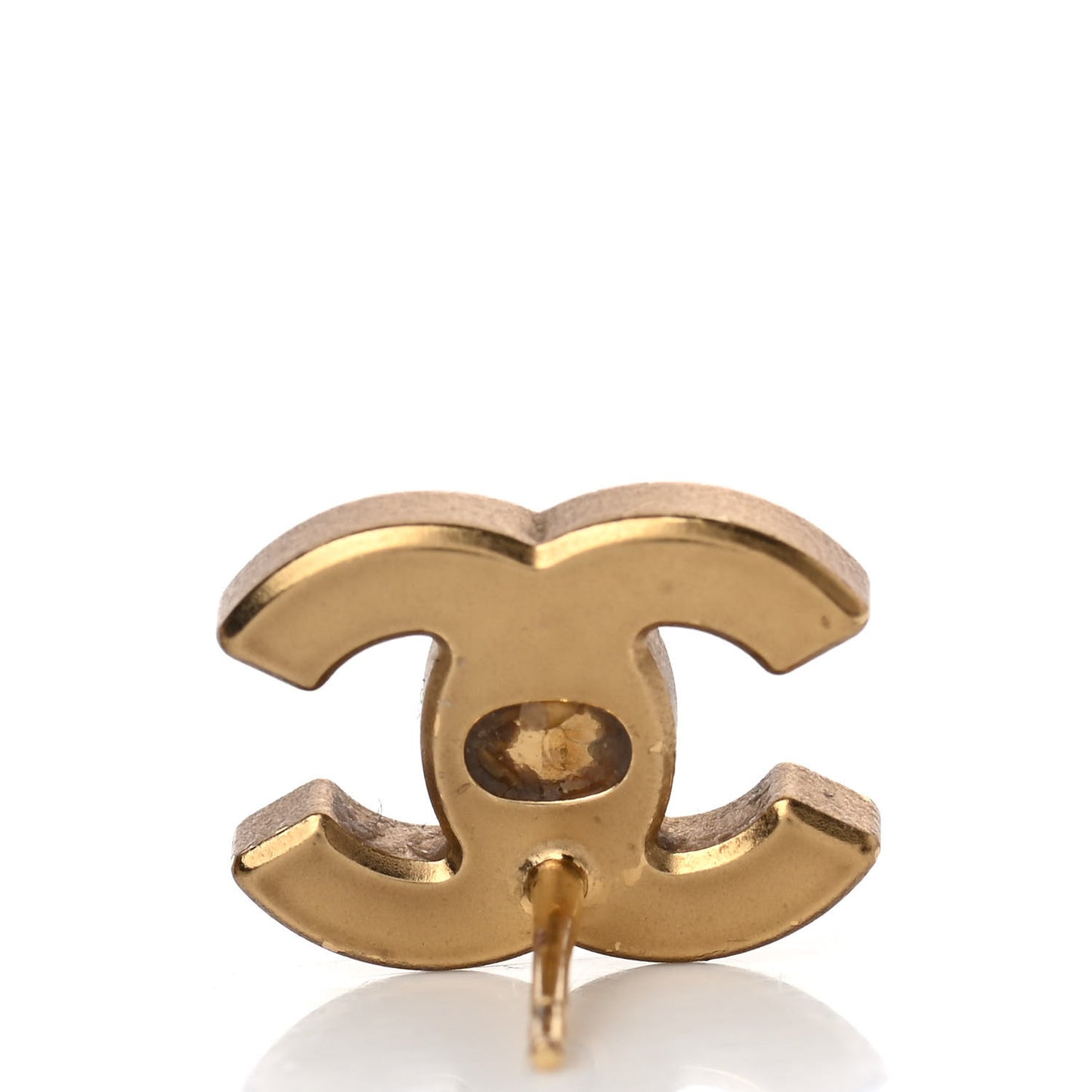 Crystal CC Earrings Gold