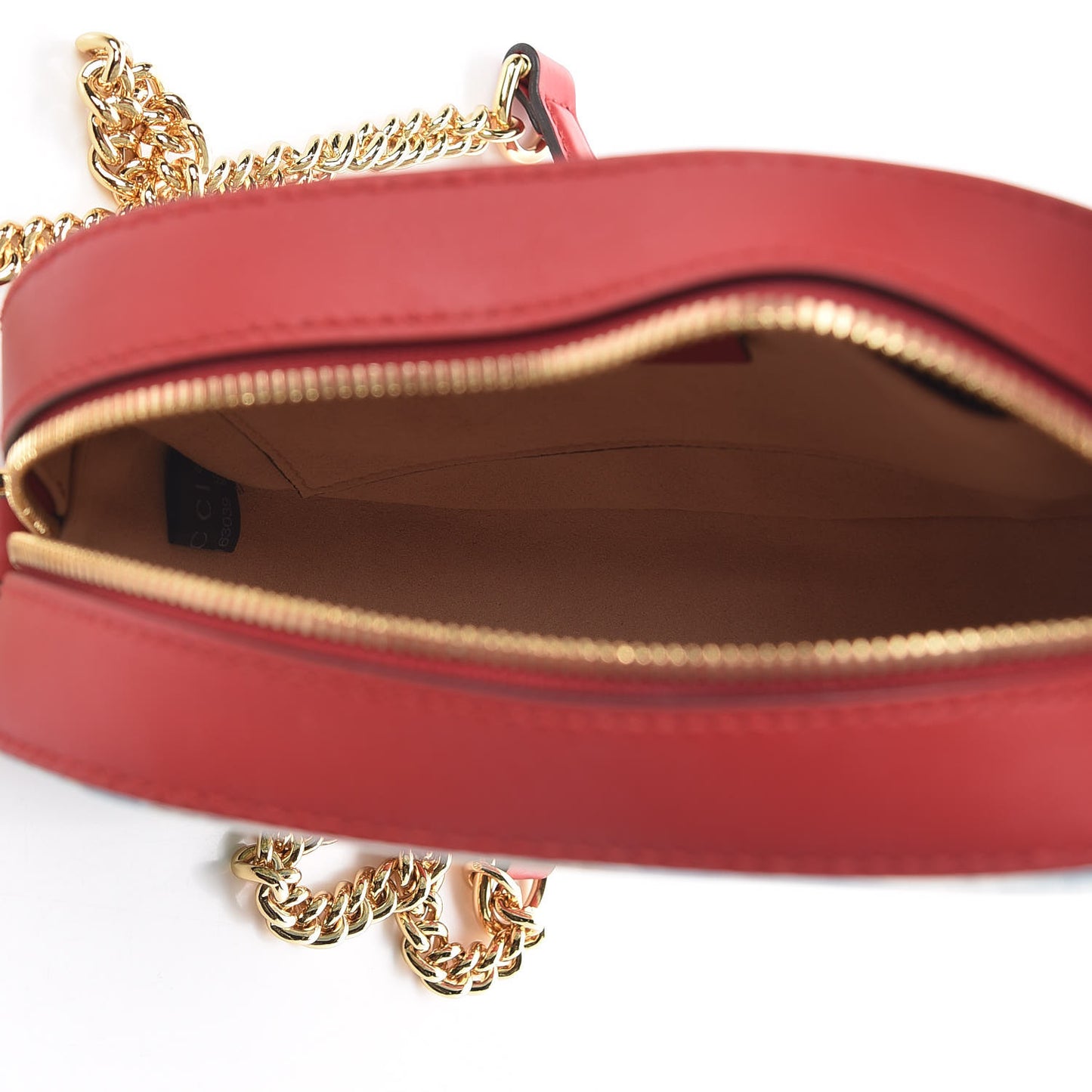 GG Supreme Monogram Blooms Mini Chain Shoulder Bag Beige Blue Navy Hibiscus Red