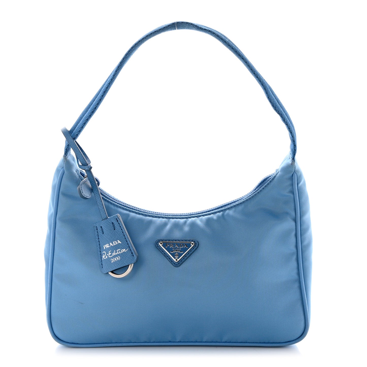 Re-Nylon Saffiano Mini Re-Edition 2000 Bag Pervinca