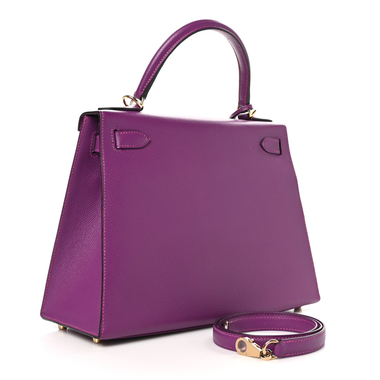 Hermes Epsom Horseshoe Kelly Sellier 28 Anemone Rose Poupre 3 of 11