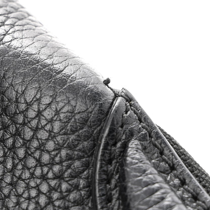 Alexander McQueen Grainy Calfskin Padlock Skull Clutch Black 10 of 11