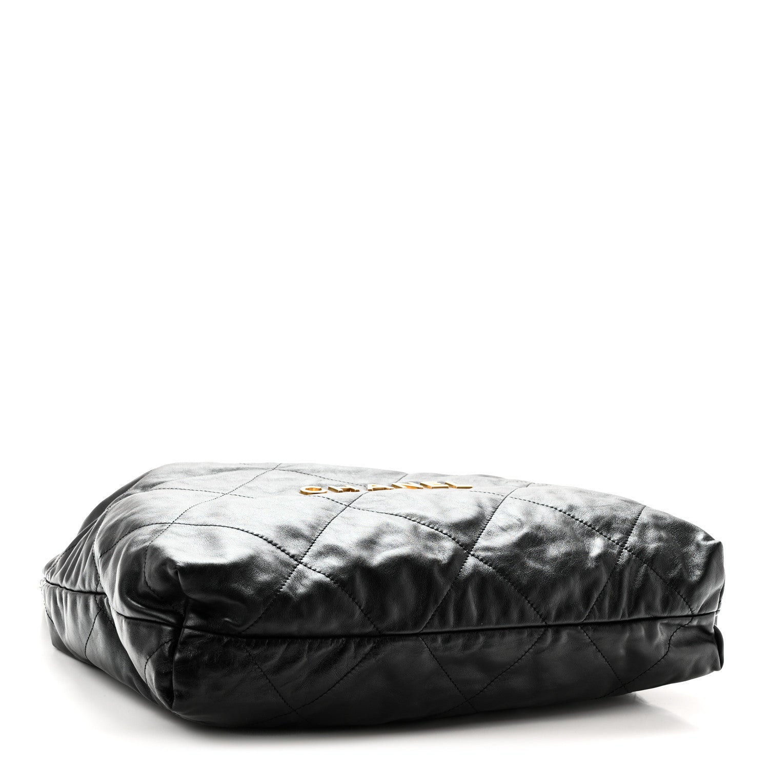 Chanel Shiny Calfskin Quilted Chanel 22 Black 5 of 11