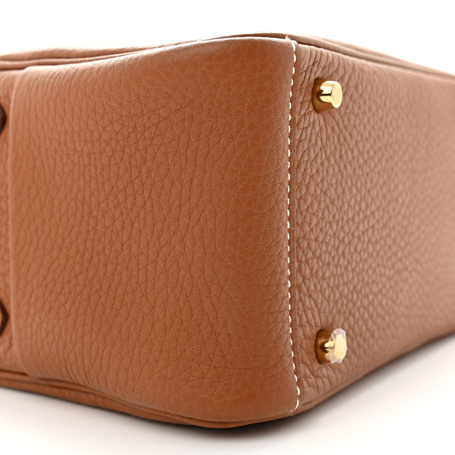 Hermes Taurillon Clemence Mini Lindy 20 Gold 9 of 10