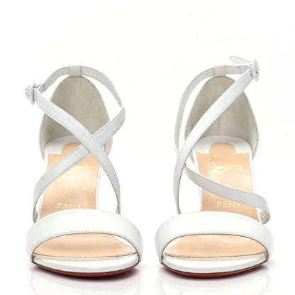 Christian Louboutin Kid Loubi Bee Alta 85 Sandals 39.5 White 2 of 7