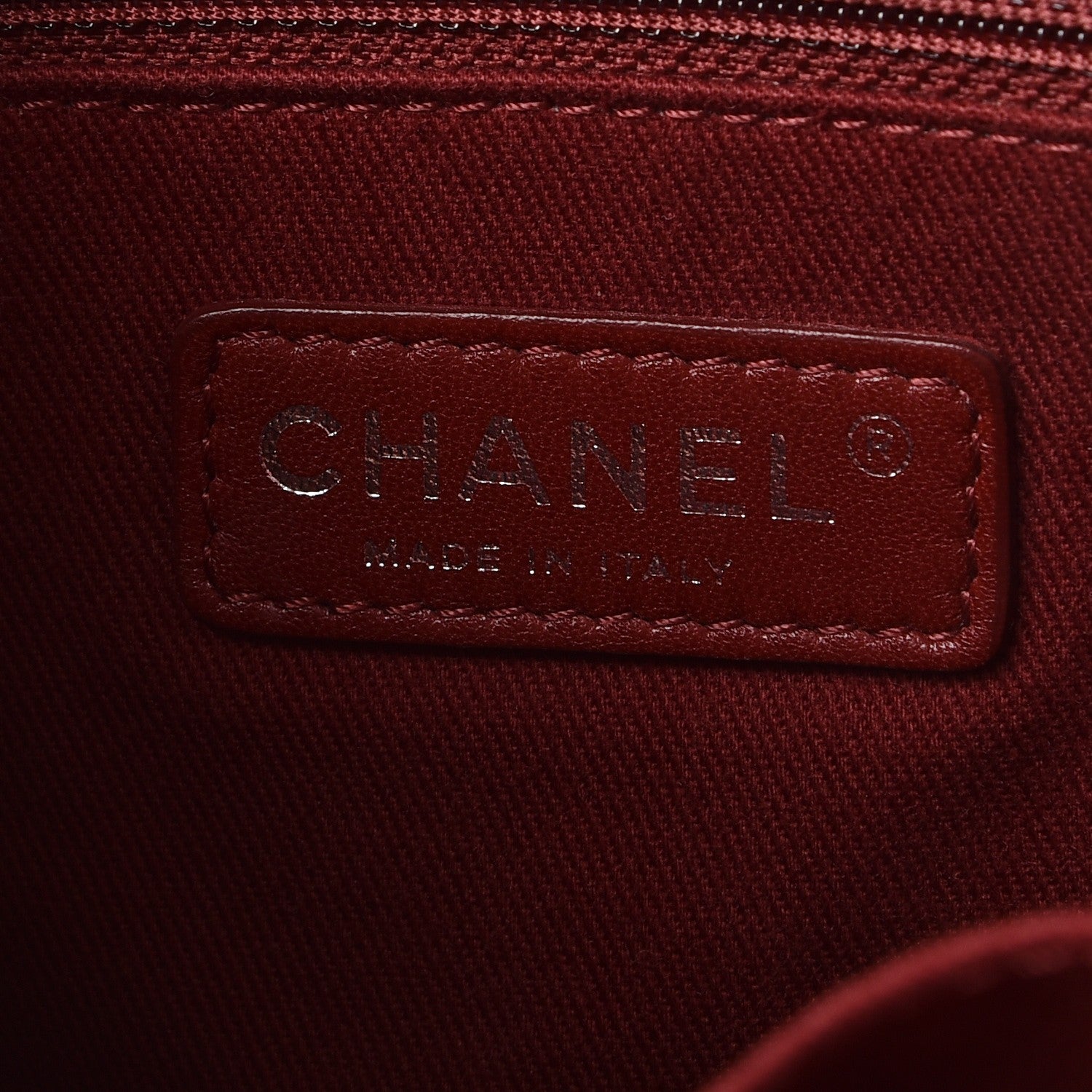 Chanel Canvas Mini Deauville Tote Red 6 of 10