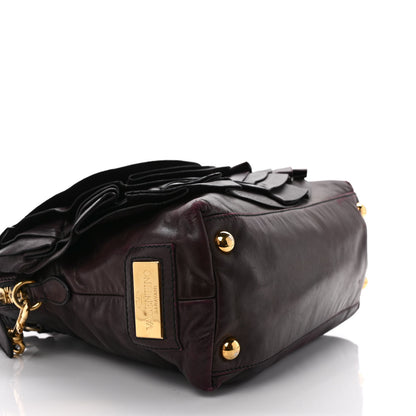 Valentino Garavani Nappa Petale Dome Bag Burgundy 7 of 13