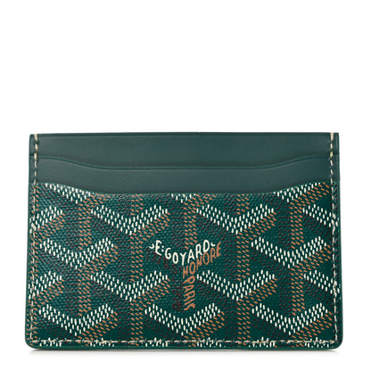 Goyard Goyardine Saint Sulpice Card Holder Green 1 of 7
