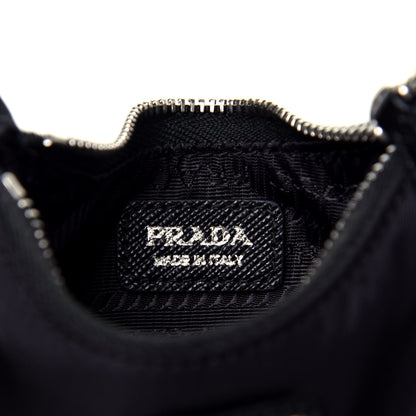Prada Tessuto Nylon Mini Re-Edition 2000 Shoulder Bag Black 6 of 8