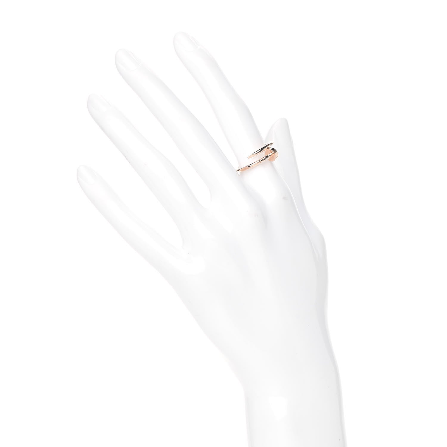 Cartier 18K Pink Gold Small Juste Un Clou Ring 52 6 2 of 5