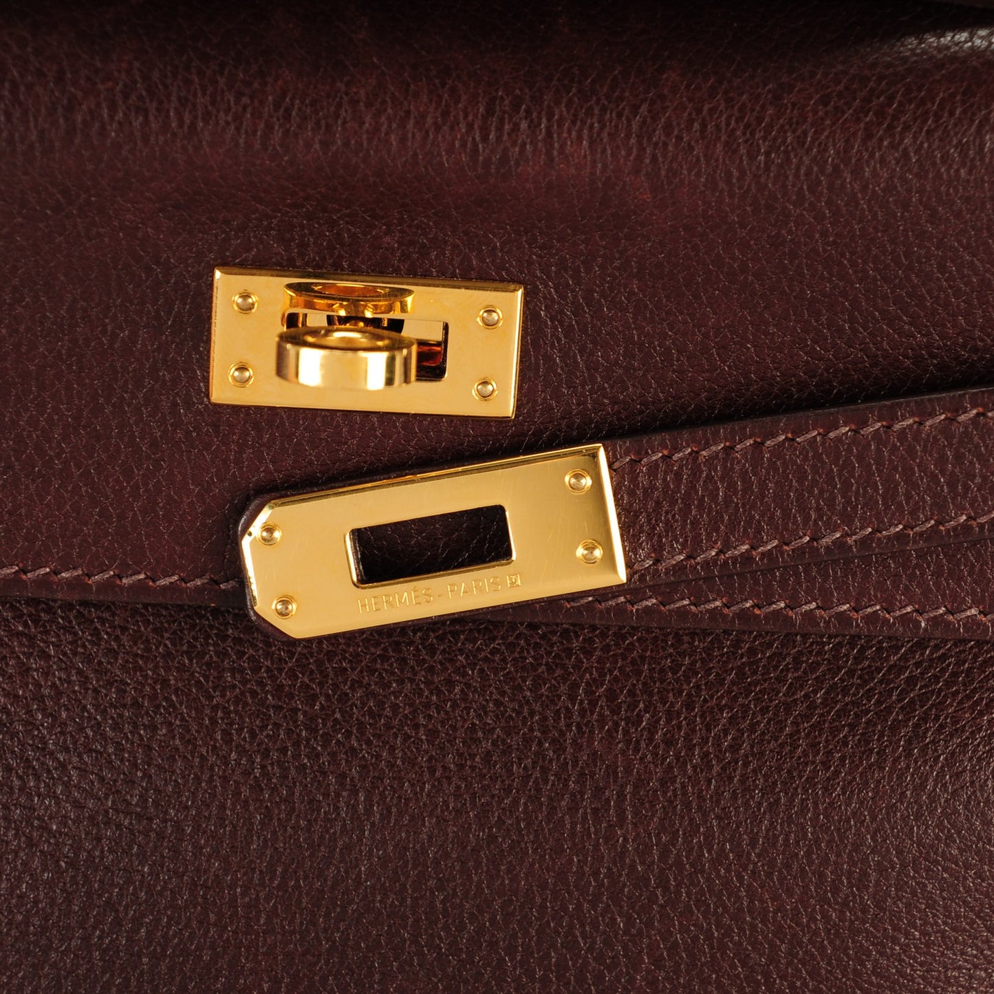 Evergrain Kelly Pochette Clutch Havane