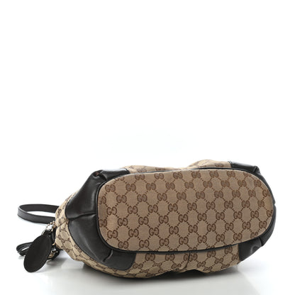 Gucci Monogram Medium Sukey Top Handle Dark Brown 4 of 9