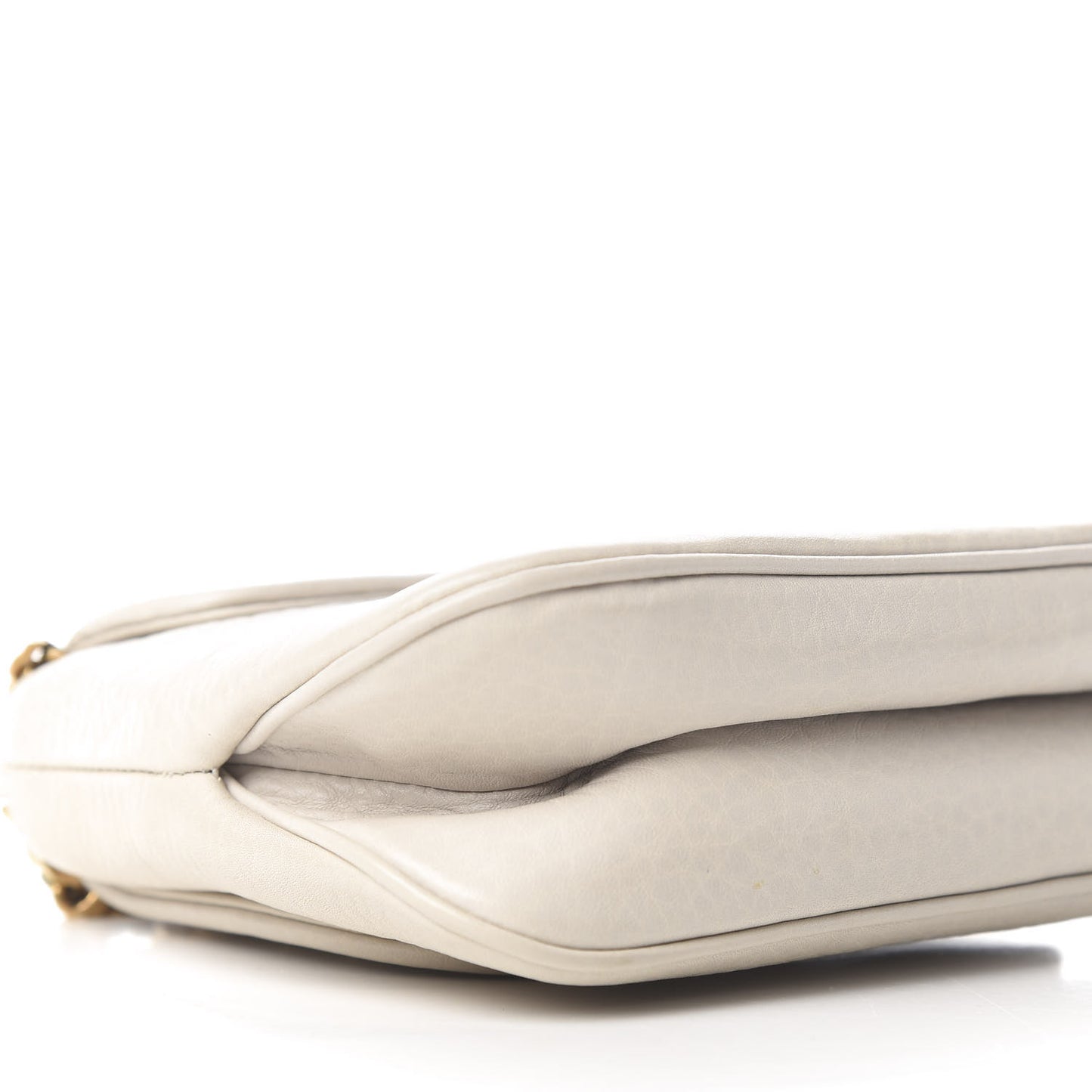 Pebbled Calfskin Small 1973 Chain Shoulder Bag Off White