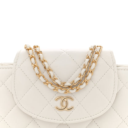 Chanel Quilted Flap With Chain White 8 of 10