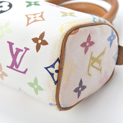 Louis Vuitton Monogram Multicolor Mini Sac HL Speedy White 6 of 7