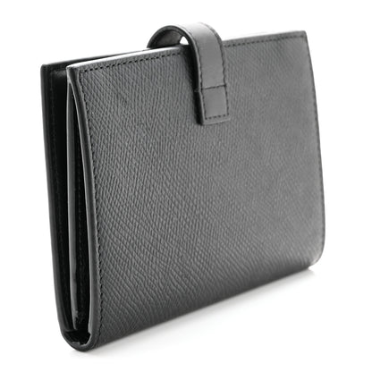 Celine Grained Calfskin Medium Multifunction Strap Wallet Black 3 of 9
