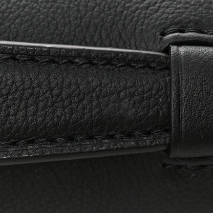 Louis Vuitton Grained Calfskin Lockme Oxford Black 12 of 13