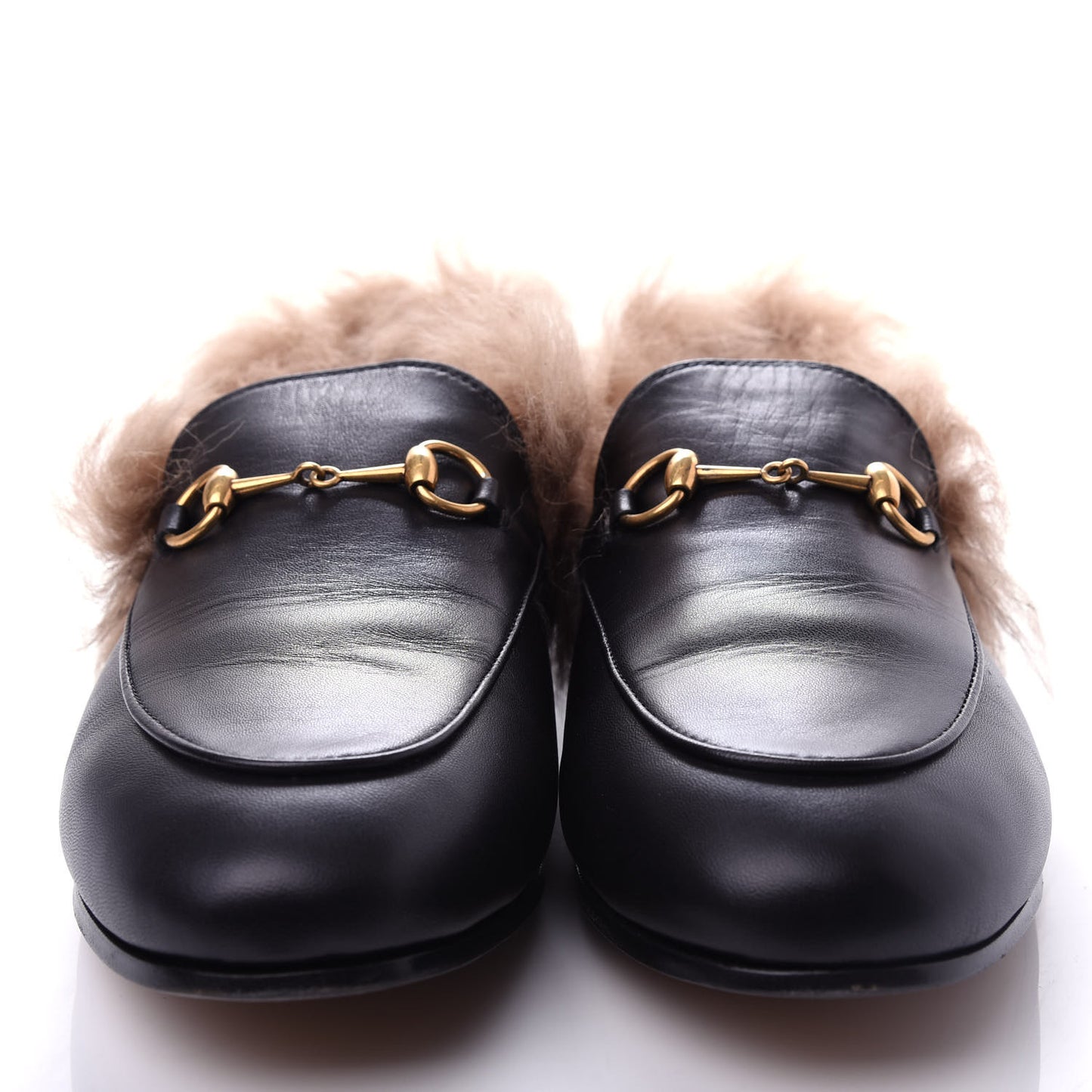 Malaga Kid Fur Womens Jordaan Loafers 39 Black Natural