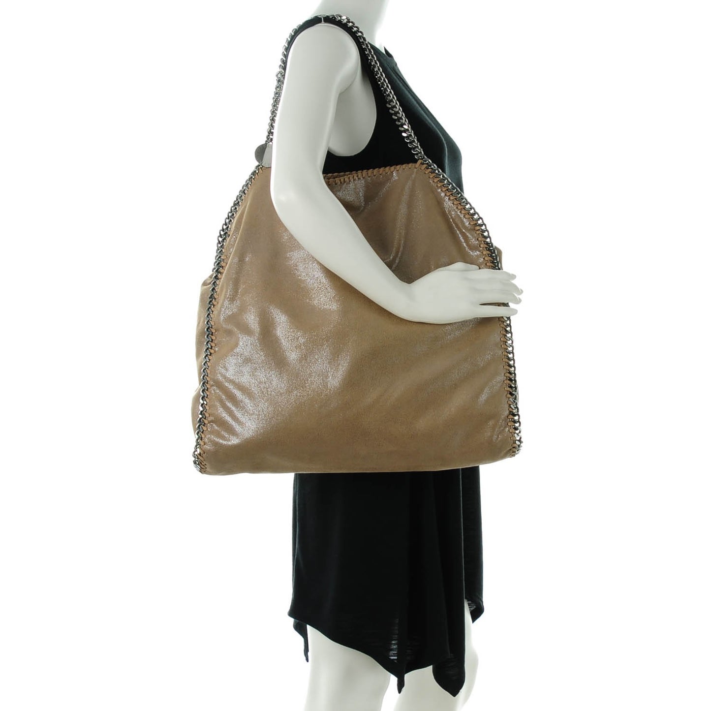 Shaggy Deer Big Falabella Tote Taupe