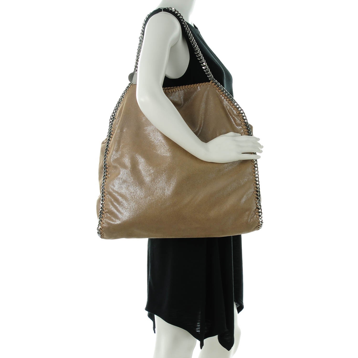 Stella McCartney Shaggy Deer Big Falabella Tote Taupe 2 of 8
