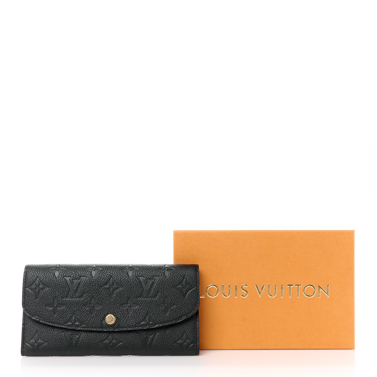 Louis Vuitton Empreinte Emilie Wallet Black Dune 10 of 10