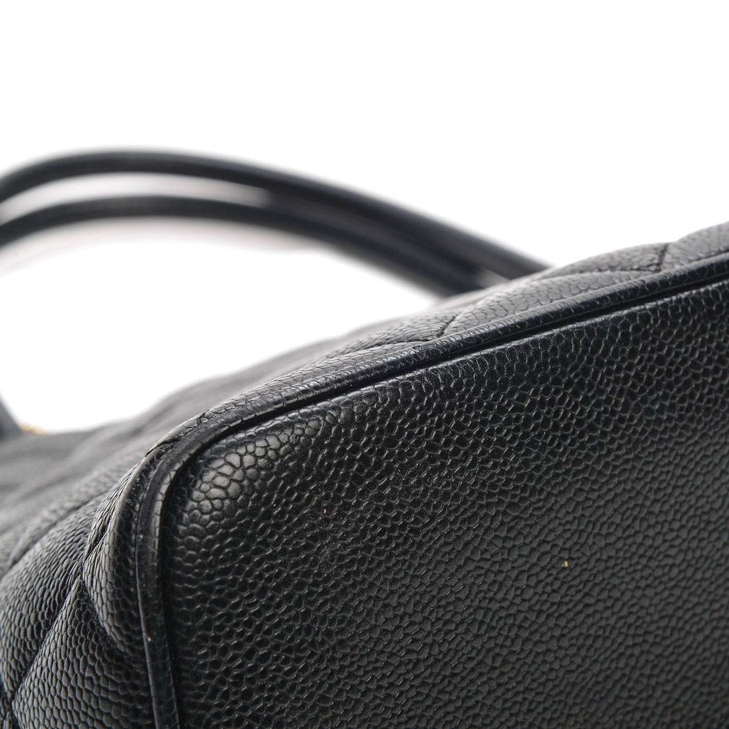 Caviar Medallion Tote Black