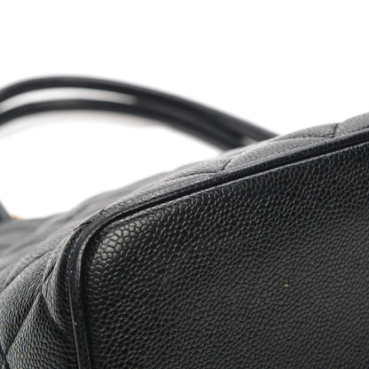 Chanel Caviar Medallion Tote Black 9 of 9