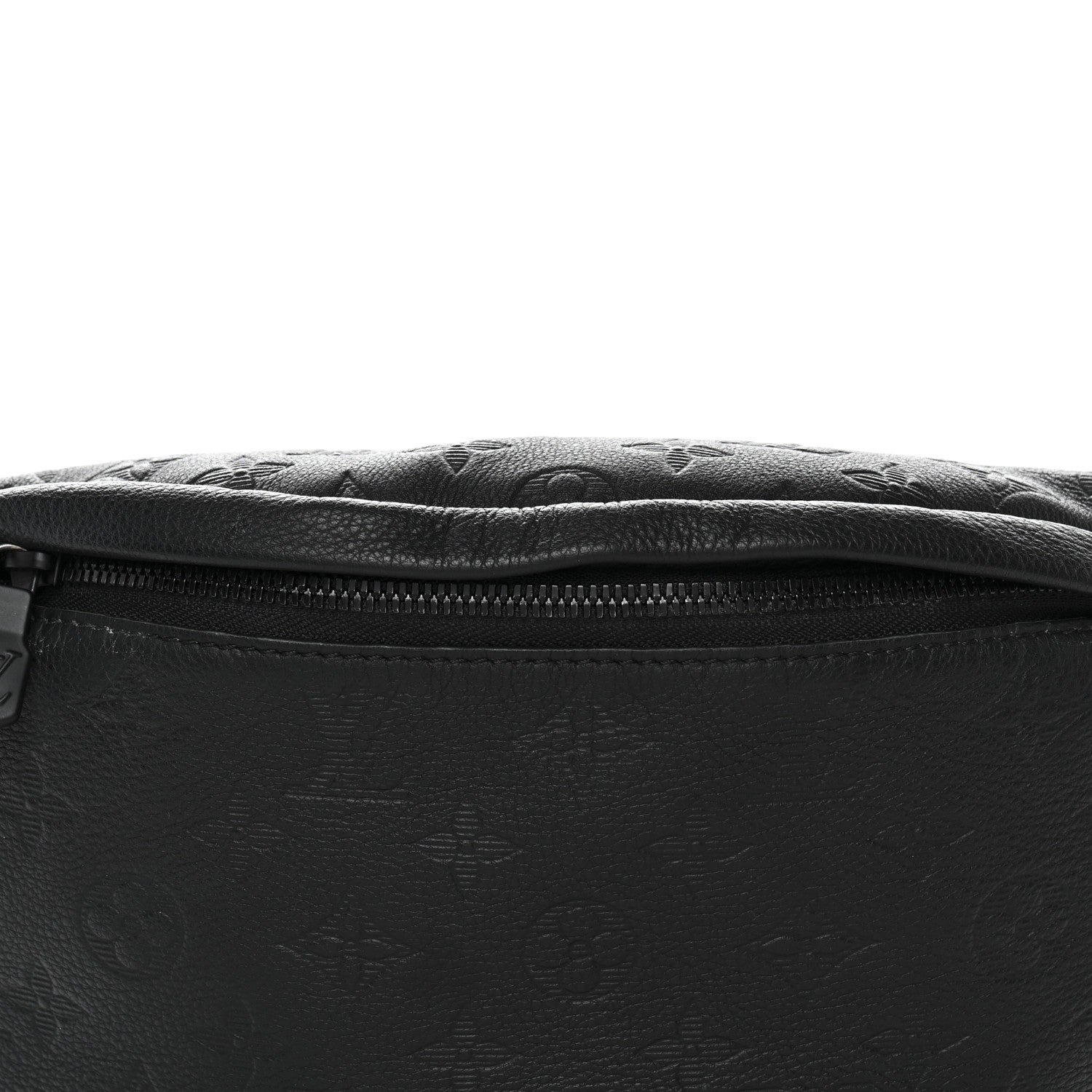 Louis Vuitton Calfskin Monogram Shadow Discovery Bumbag Black 7 of 9