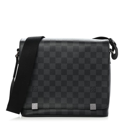Louis Vuitton Damier Graphite District PM 1 of 8